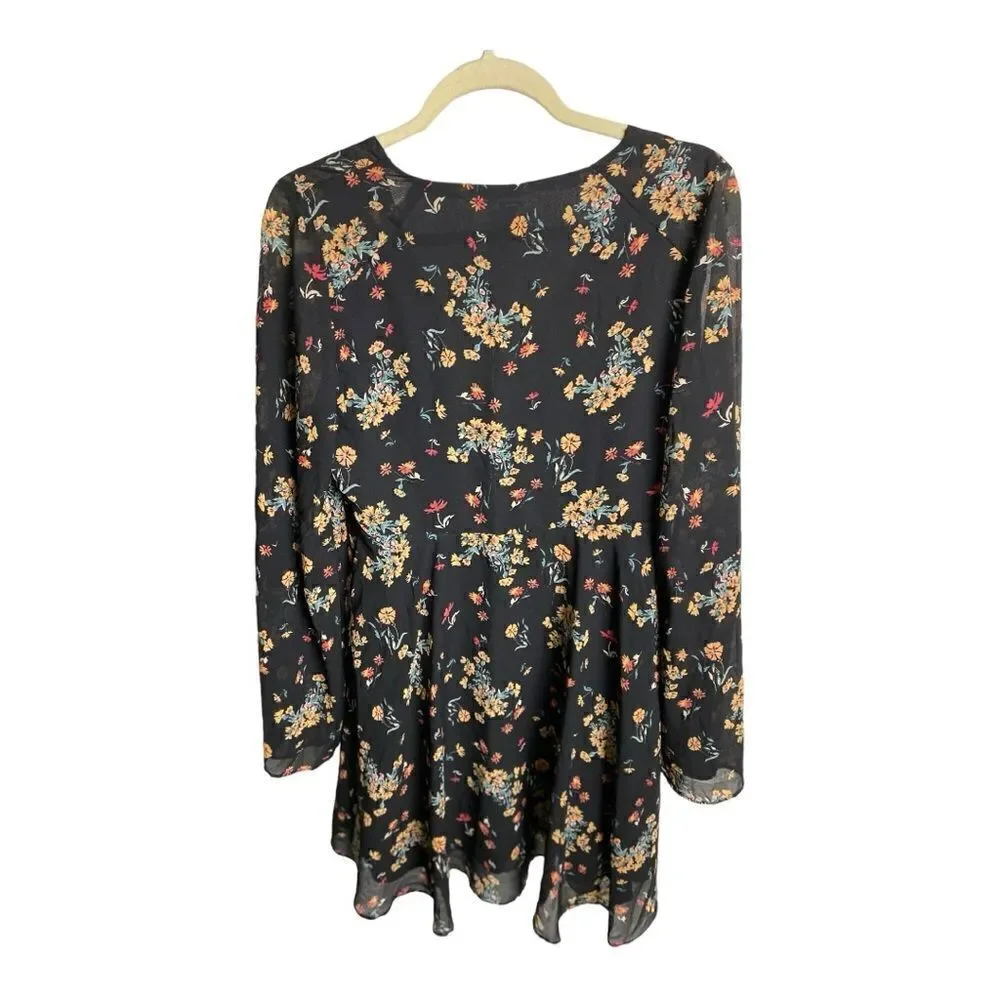 #315 FREE PEOPLE Lilou Floral Mini Dress - Picture 4 of 9